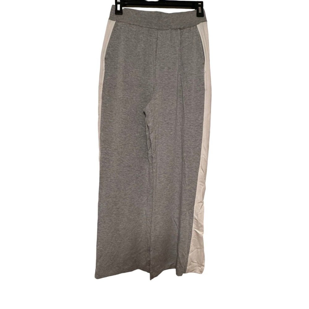 Bailey/44 Women's Grey‎ White Wide Leg Pull On Pants Ultra Soft Size Small #E8-5